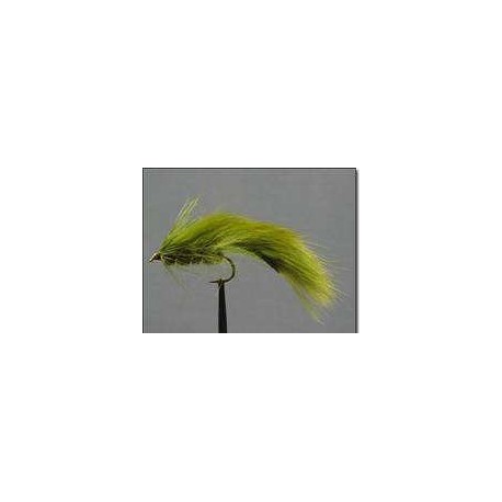 Olive Rubber Legs Woolly Buger Black