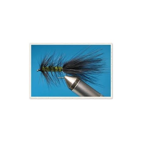 Olive Black Hacle Woolybugger