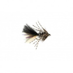 Rubber Legged Bugger Black (Tungsten Bead Head)