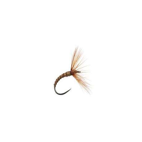 Sakasa Kebari Brown Ribbed