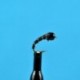 Glass Bead Zebra Midge Black Glass Bead Zebra Midge Black