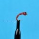 Glass Bead Zebra Midge Red