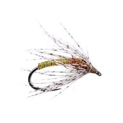 Green Metallic Soft Hackles Spider Bl