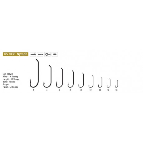 Barbed Nymph Hooks