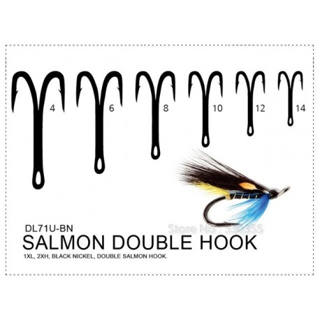Salmon Double Hooks