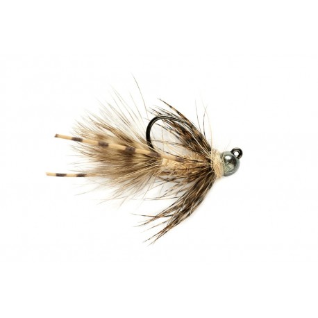 Tungsten Jig Bugger Tan Barbless