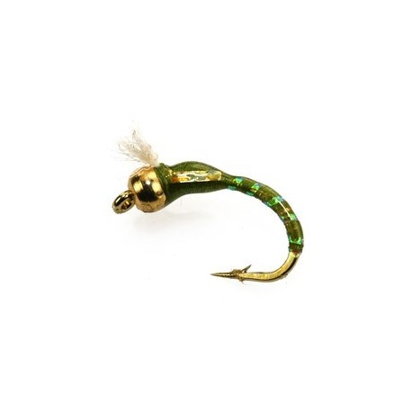 D Glass Epoxy Bead Head Nymph Olive