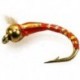 D Glass Epoxy Bead Head Nymph Orange