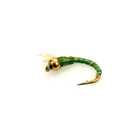 D Glass Epoxy Bead Head Nymph Light Green