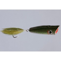 Cb Olive Silver Bubble Head Minnow a Cw