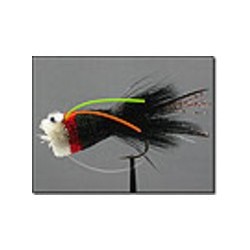 Bass Popper Deer Hair Black