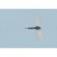 Black Sparkle Wing Spinner