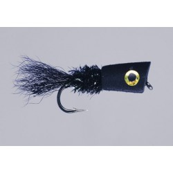 Leftys Black Panfish Popping Bug
