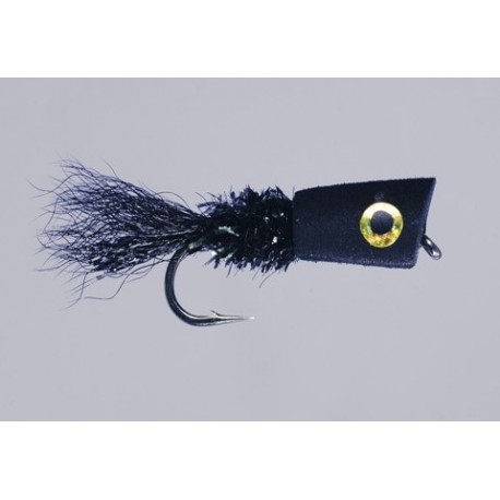 Leftys Black Panfish Popping Bug