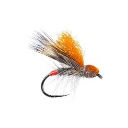 Orange High Viz Deer Hair Sedge Bl