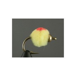 Beadhead Glo Bug Oregon Cheese Flame