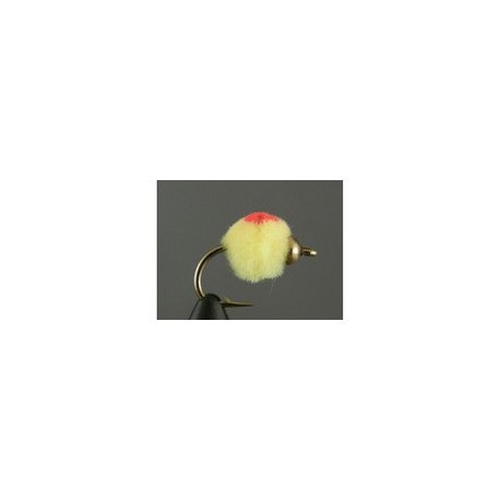 Beadhead Glo Bug Oregon Cheese Flame