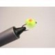 Chartreuse Red Dot Egg