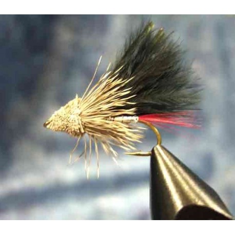 Mini Black Marabou Muddler
