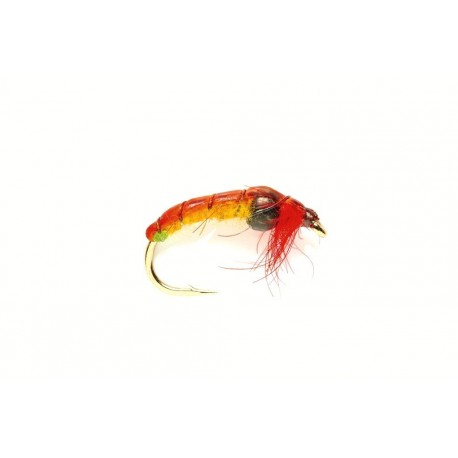 Amber & Orange Czech Mate Tungsten Bead