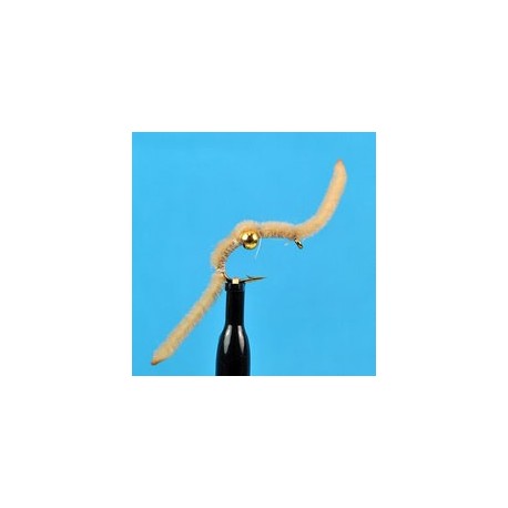 Bead Head San Juan Worm Tan