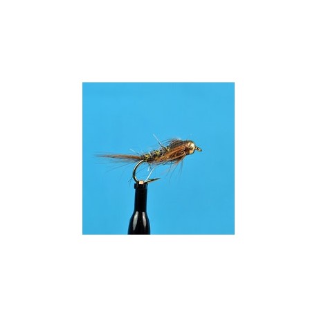 Bead Head March Brown Soft Hackle Olive