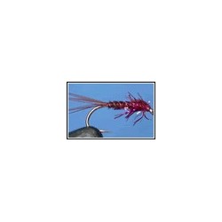 Claret Micro UV Straggle Pheasant tail