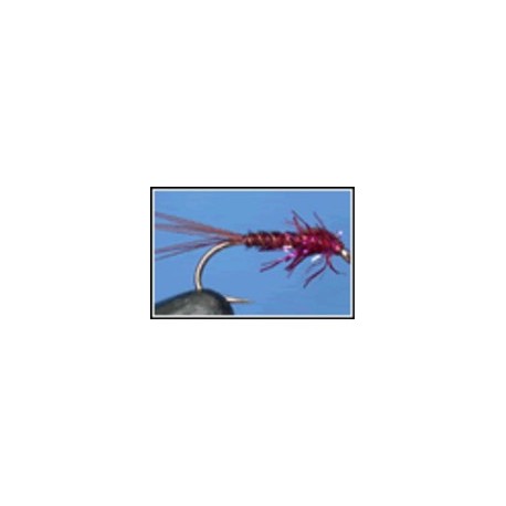 Claret Micro UV Straggle Pheasant tail