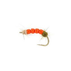Glass bead orange