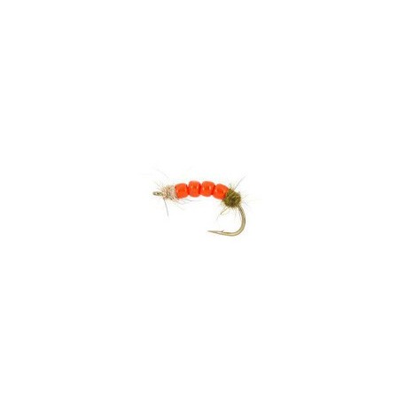 Glass bead orange