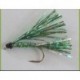 green and silver sparkler