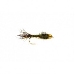 Hare's Ear Olive (Tungsten Bead Head)