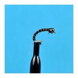 Bead Head Zebra Midge Black