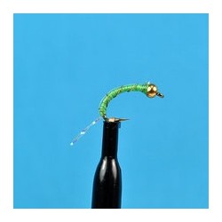 Bead Head Zebra Midge Chartreuse
