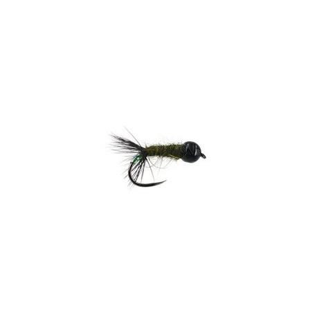 Ales Tungsten Dark Olive Cased Caddis