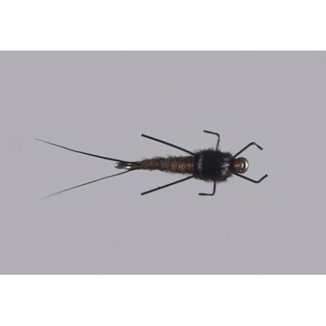 Rainys Brown Real Meal Nymph Weighted
