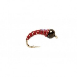 Red Mirage Zebra Midge