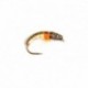 Sparkle Orange Czech Mate Tungsten Bead