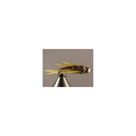 Beadhead Wired Stonefly Yellow