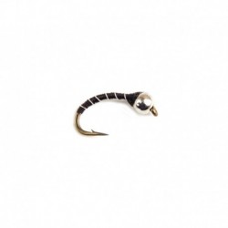 Zebra Midge Black (Tungsten Bead Head)