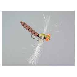 Realistic Foam Dragonfly Brown