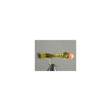 Bh Fire Bead Bead Hares Ear Olive