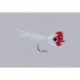 Rainys Red White Epoxy Pee Wee Pop