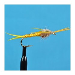 Woven Stone Fly Nymph Golden