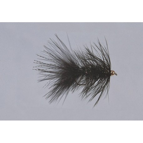 Beadhead Black Krystal Bugger Weighted