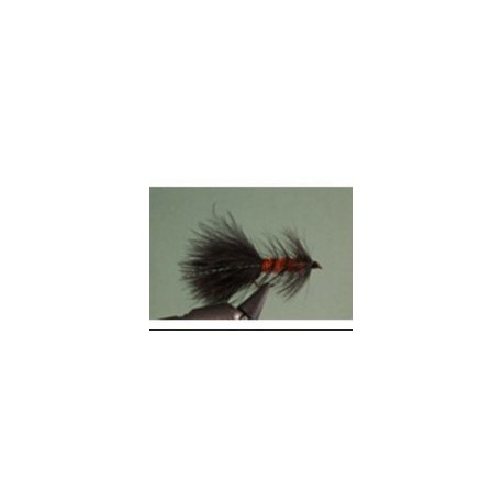 Brown and Black Woolybugger